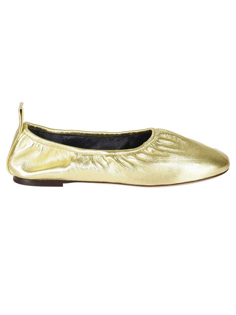 celine gold ballet flats|celine shoes for women.